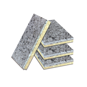 J-type Rock Wool Insulation And Decoration Integrated Board
