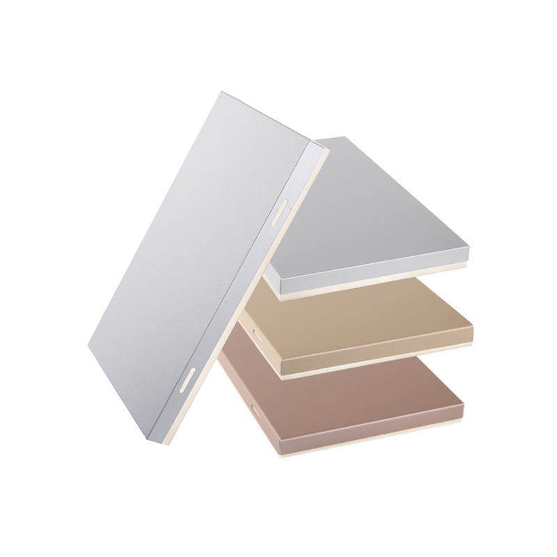 PUB?S-J Polyurethane Rigid Foam Thermal Insulation and Decorative Integrated Panel (Aluminum Alloy, Galvanized Copper Sheet Surface)